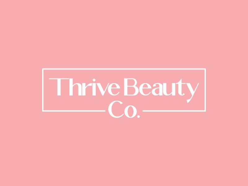 Thrive Beauty Co. logo design by giphone