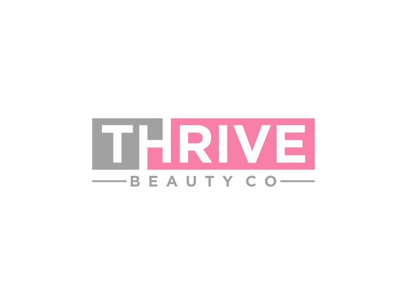 Thrive Beauty Co. logo design by josephira