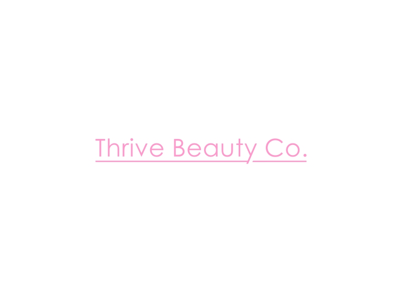 Thrive Beauty Co. logo design by goblin