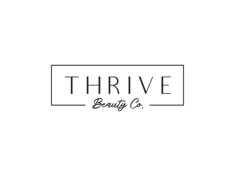 Thrive Beauty Co. logo design by paseo