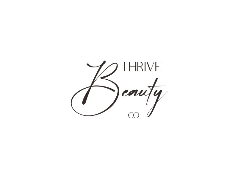 Thrive Beauty Co. logo design by paseo