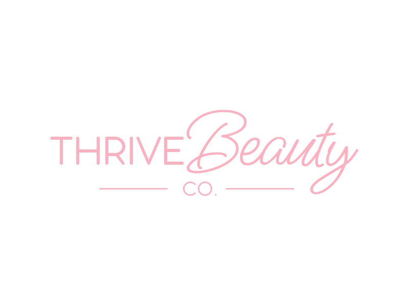 Thrive Beauty Co. logo design by Shabbir