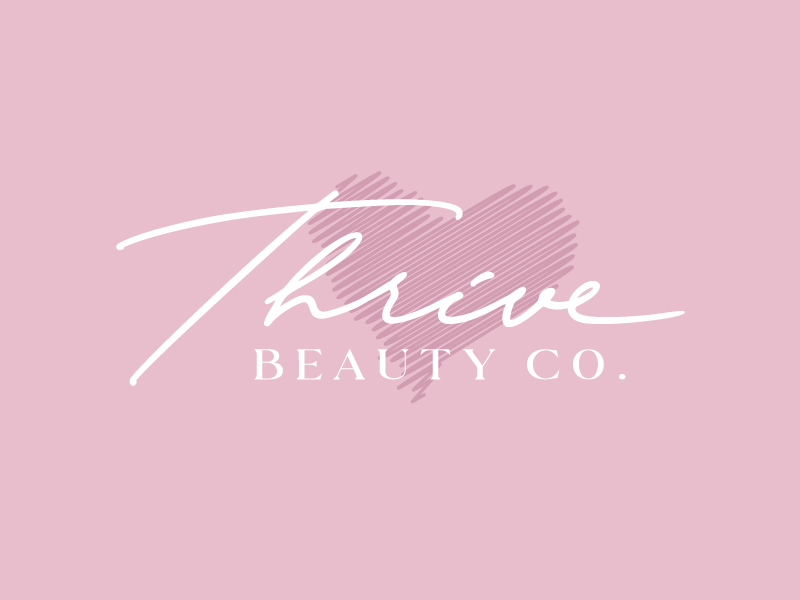 Thrive Beauty Co. logo design by yans