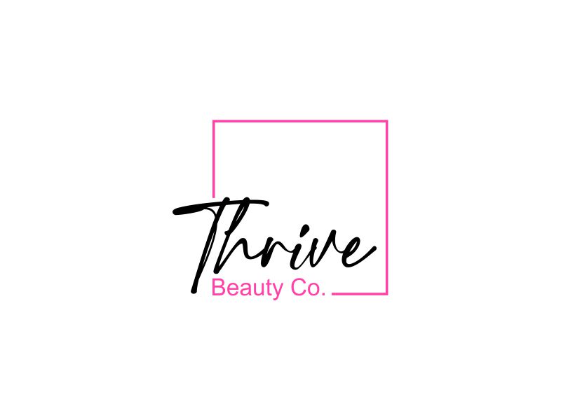 Thrive Beauty Co. logo design by zonpipo1