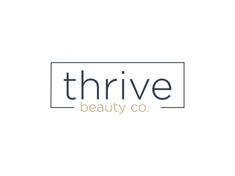 Thrive Beauty Co. logo design by haidar