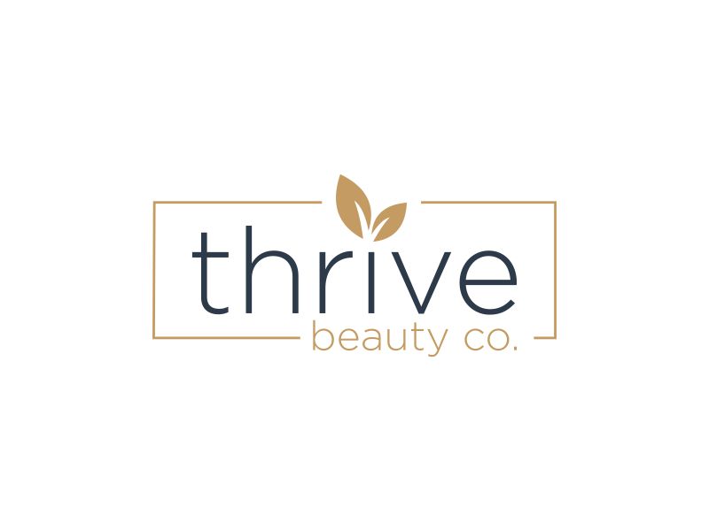 Thrive Beauty Co. logo design by haidar