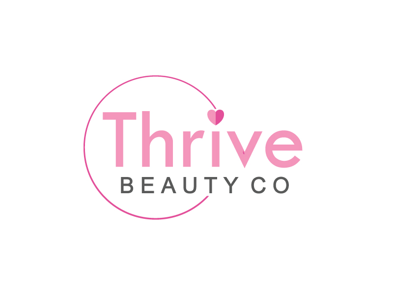 Thrive Beauty Co. logo design by webmall