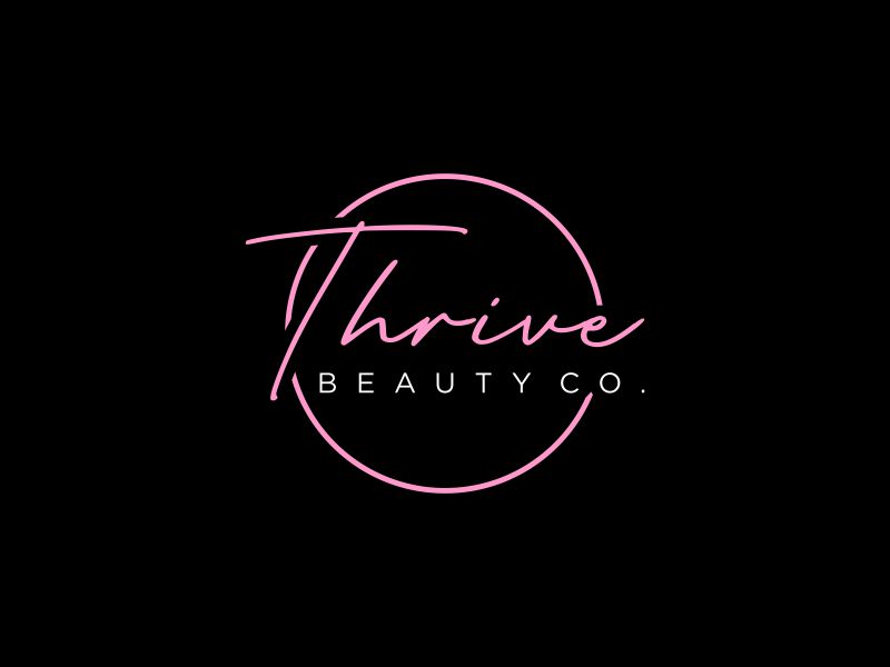 Thrive Beauty Co. logo design by .::ngamaz::.