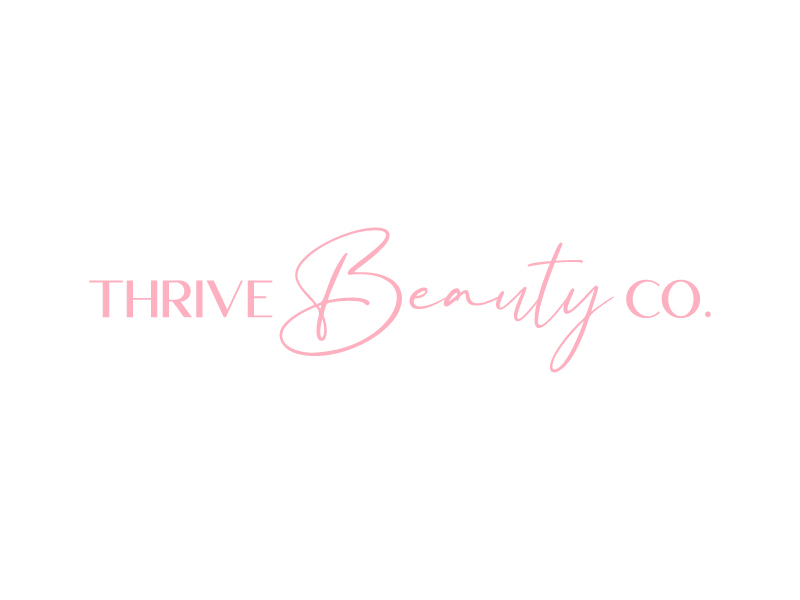 Thrive Beauty Co. logo design by arifrijalbiasa