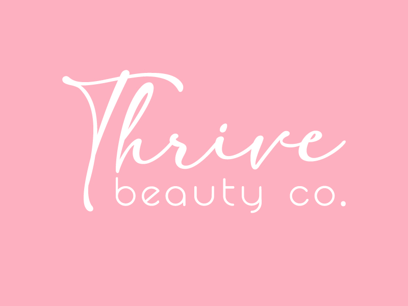 Thrive Beauty Co. logo design by arifrijalbiasa