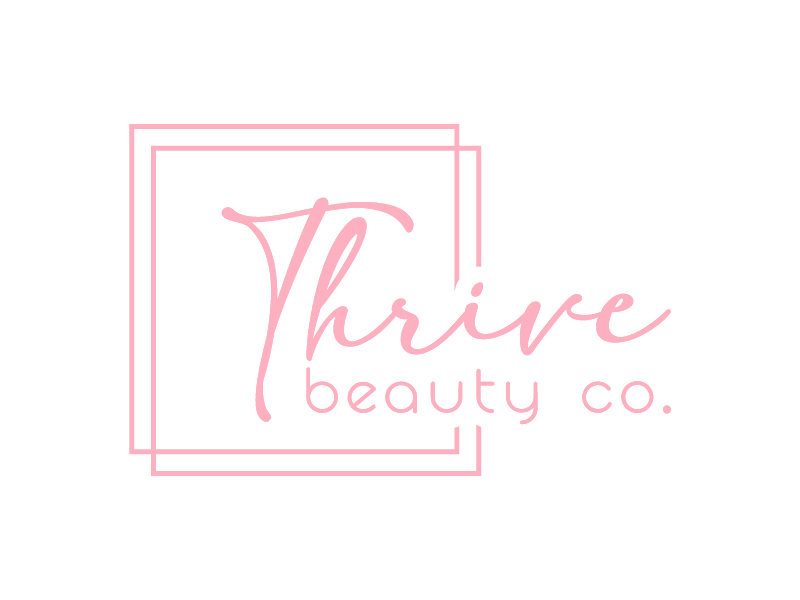 Thrive Beauty Co. logo design by arifrijalbiasa