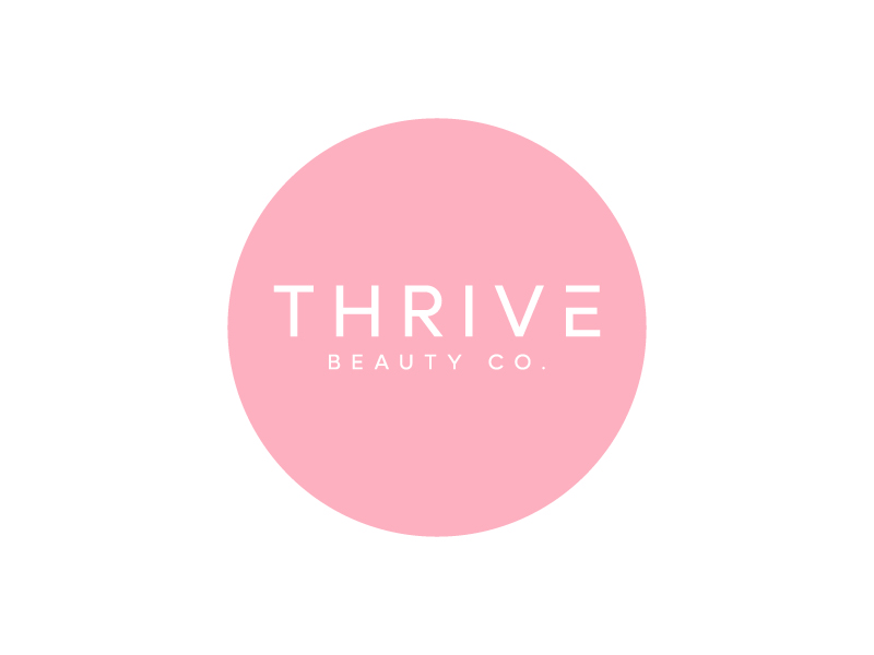 Thrive Beauty Co. logo design by arifrijalbiasa