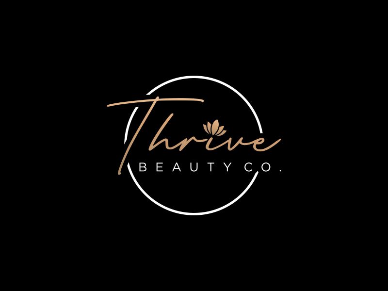 Thrive Beauty Co. logo design by .::ngamaz::.