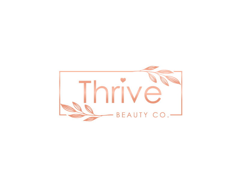 Thrive Beauty Co. logo design by maze