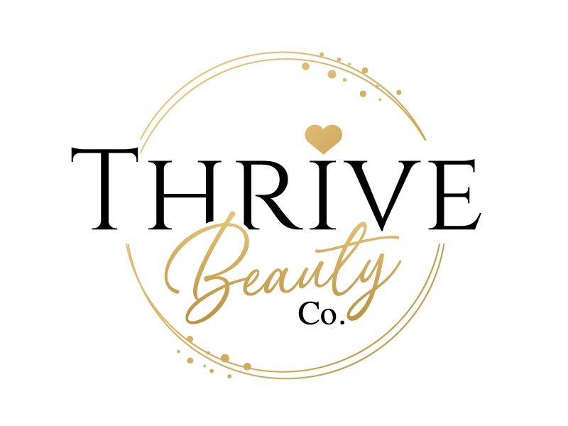 Thrive Beauty Co. logo design by jaize