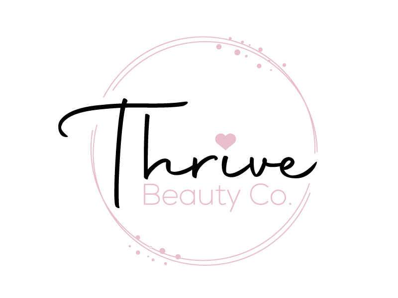 Thrive Beauty Co. logo design by jaize