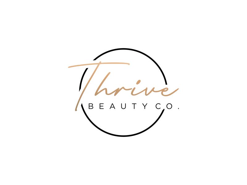 Thrive Beauty Co. logo design by .::ngamaz::.