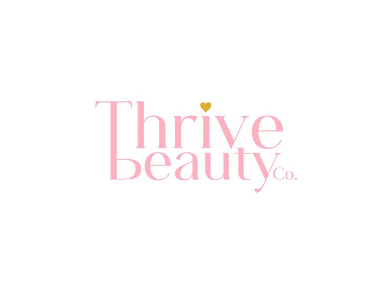 Thrive Beauty Co. logo design by Euto