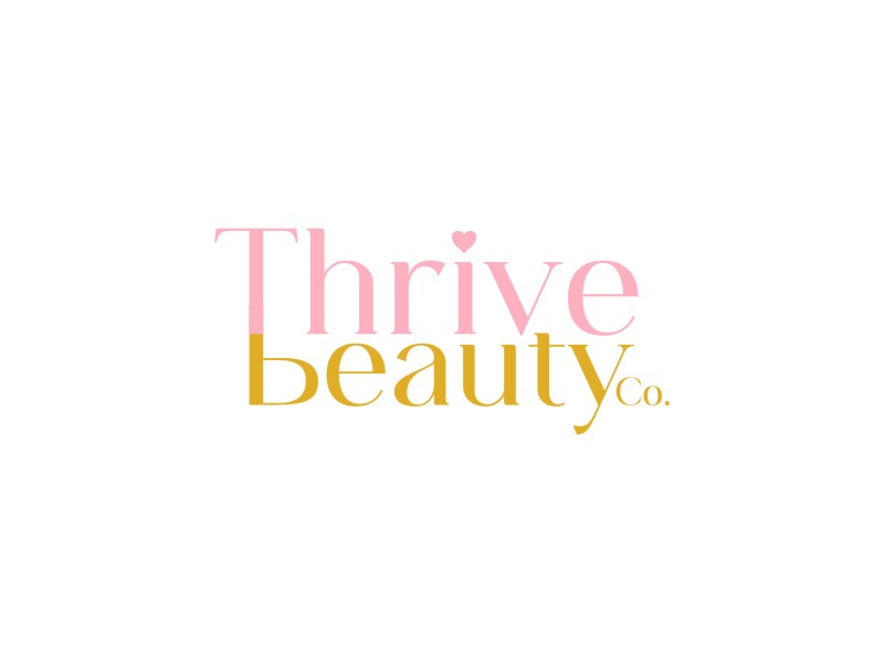 Thrive Beauty Co. logo design by Euto