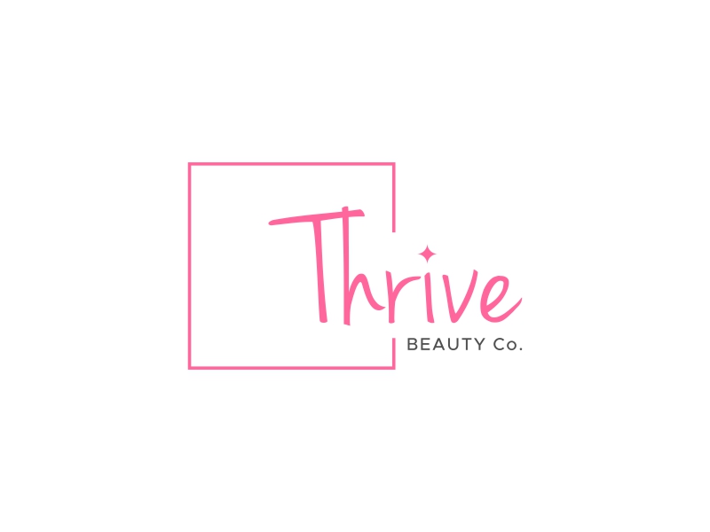 Thrive Beauty Co. logo design by DuckOn