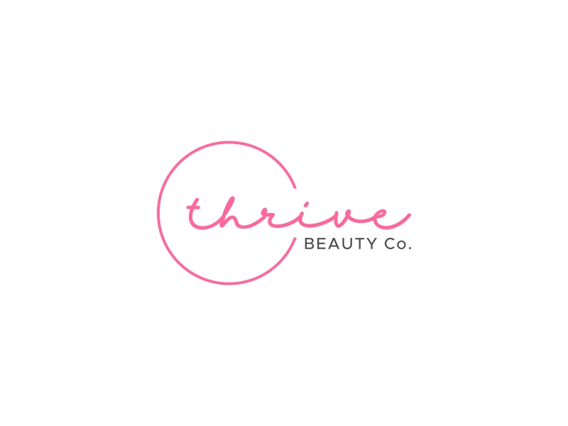 Thrive Beauty Co. logo design by DuckOn