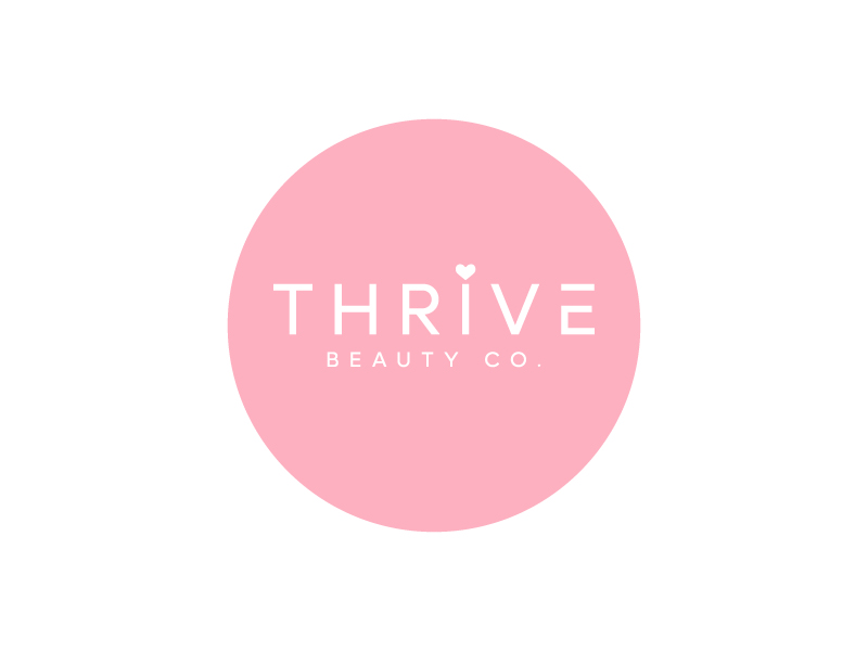 Thrive Beauty Co. logo design by arifrijalbiasa