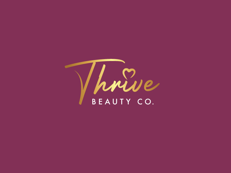 Thrive Beauty Co. logo design by PRN123