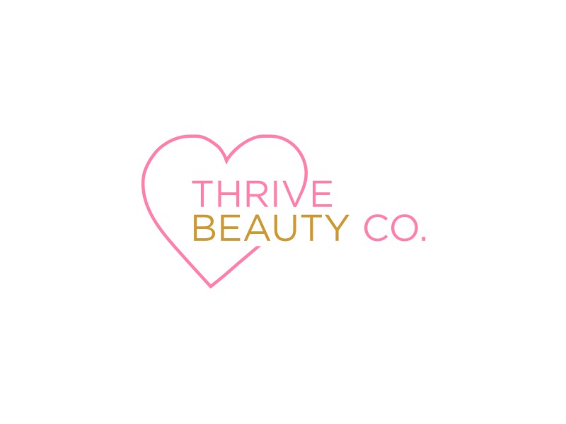 Thrive Beauty Co. logo design by Diancox