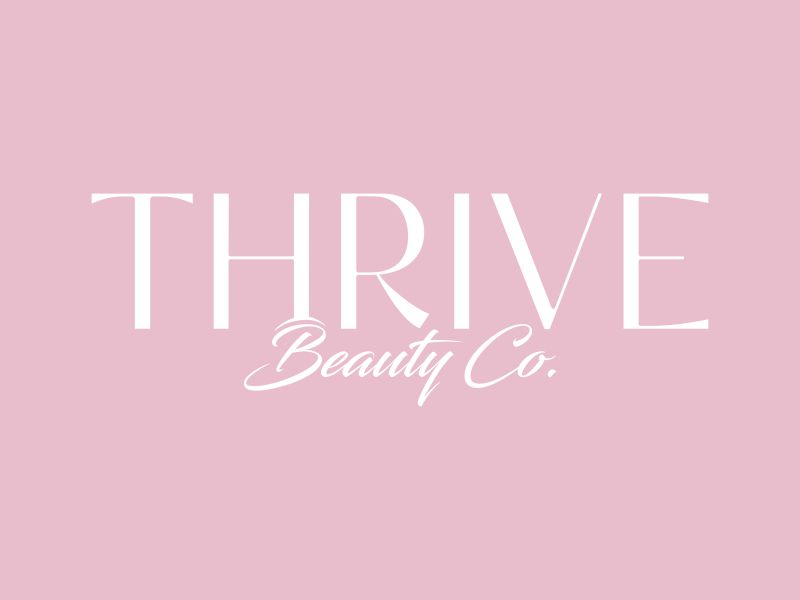 Thrive Beauty Co. logo design by Snapp