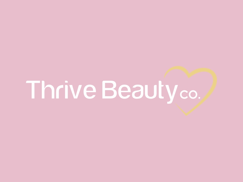 Thrive Beauty Co. logo design by Dhieko