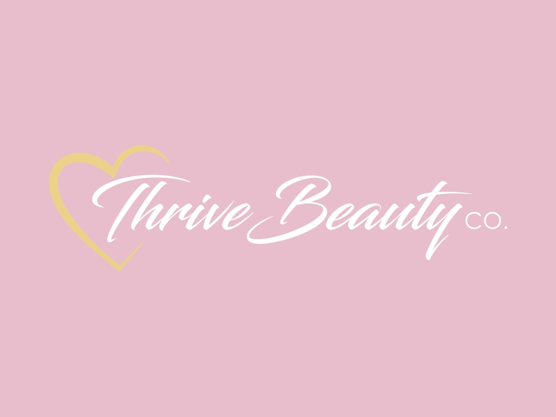 Thrive Beauty Co. logo design by Dhieko