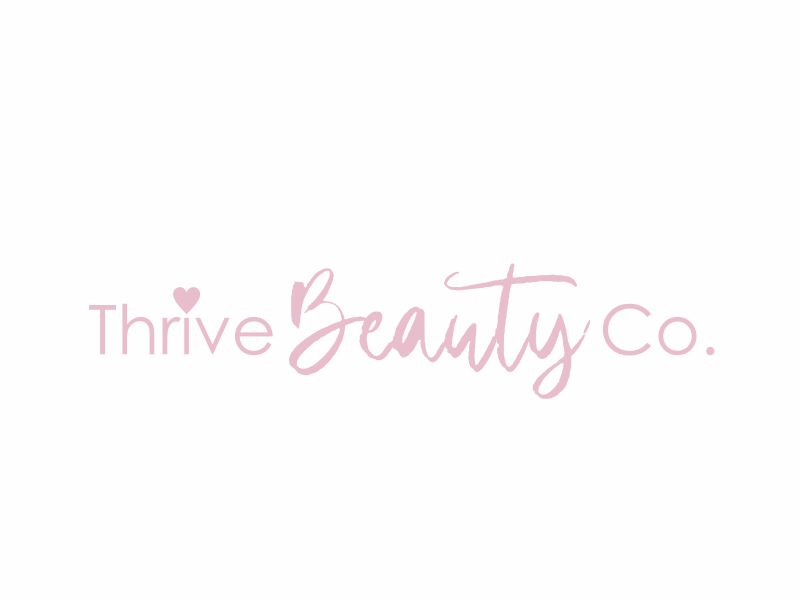 Thrive Beauty Co. logo design by serprimero