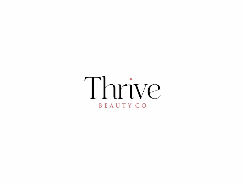 Thrive Beauty Co. logo design by hopee