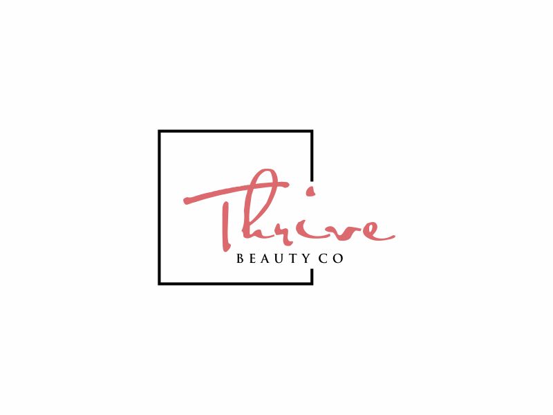 Thrive Beauty Co. logo design by hopee