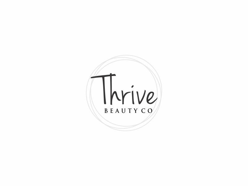 Thrive Beauty Co. logo design by hopee