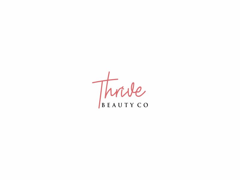 Thrive Beauty Co. logo design by hopee