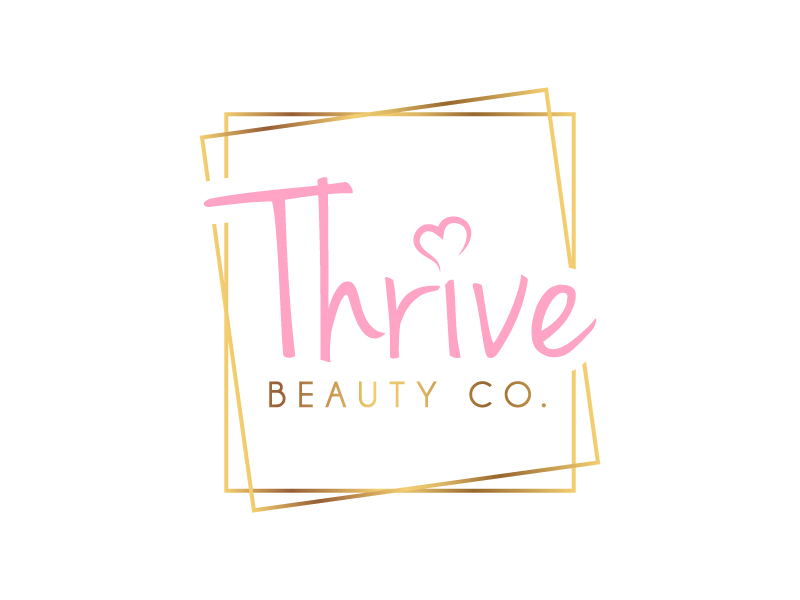 Thrive Beauty Co. logo design by KDesigns