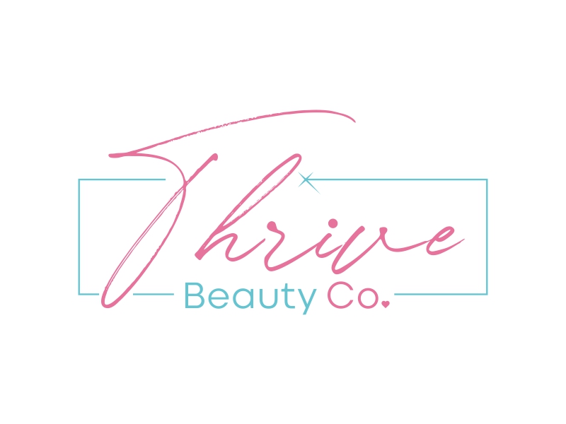 Thrive Beauty Co. logo design by vishalrock