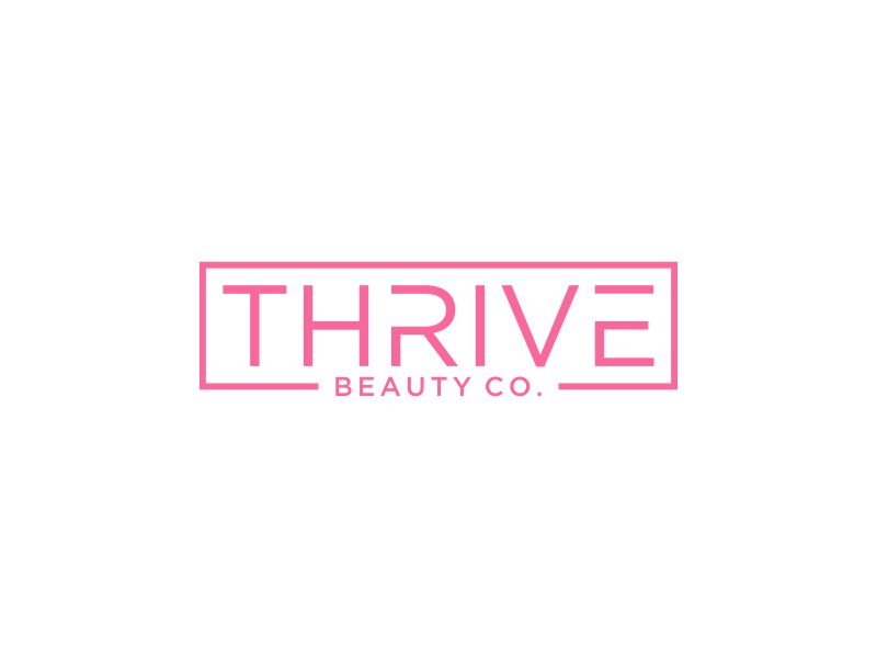 Thrive Beauty Co. logo design by blessings