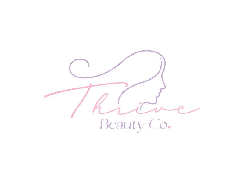 Thrive Beauty Co. logo design by vishalrock