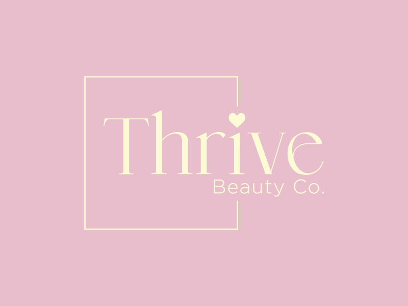 Thrive Beauty Co. logo design by jonggol