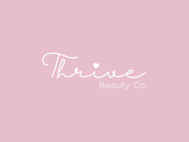 Thrive Beauty Co. logo design by jonggol