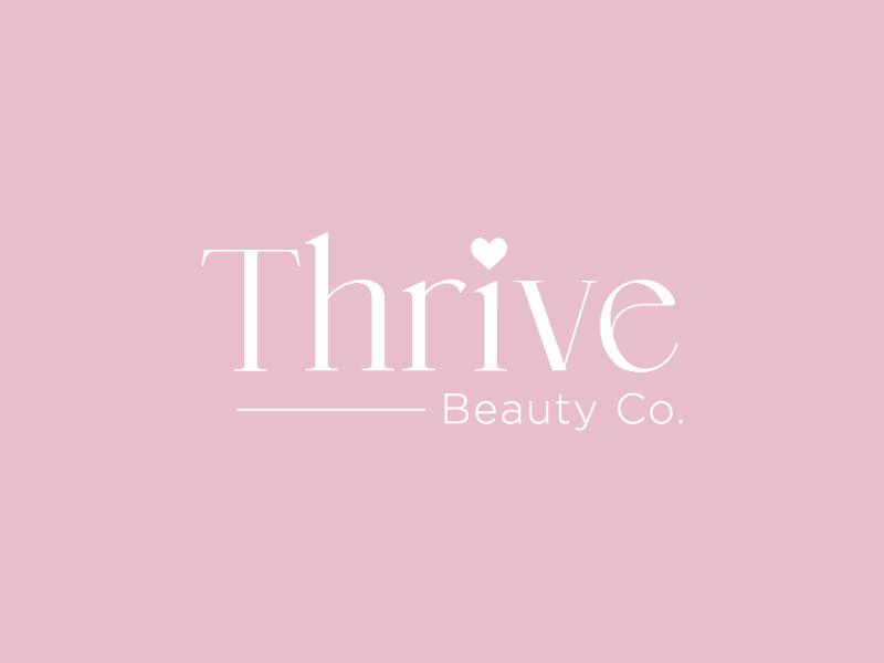 Thrive Beauty Co. logo design by jonggol