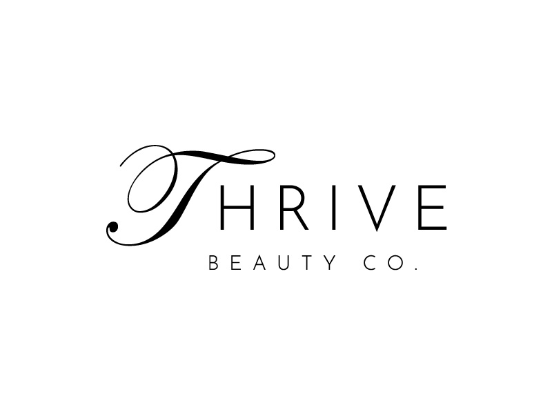 Thrive Beauty Co. logo design by syakira