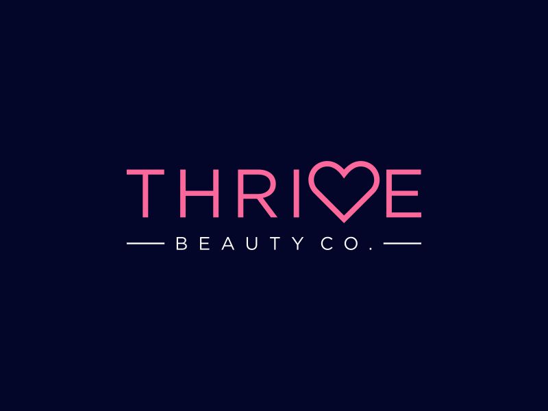 Thrive Beauty Co. logo design by BeeOne