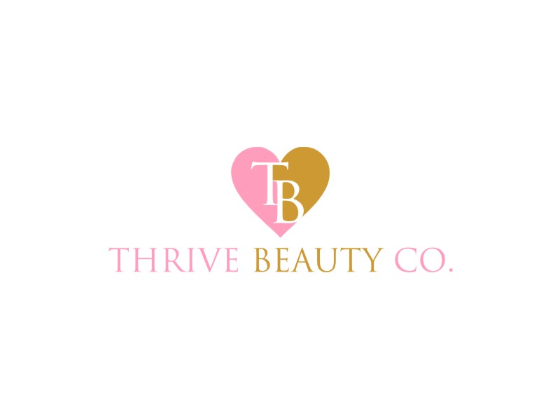 Thrive Beauty Co. logo design by Diancox