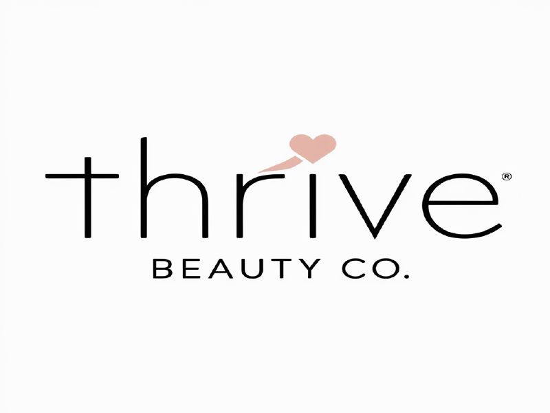 Thrive Beauty Co. logo design by salim