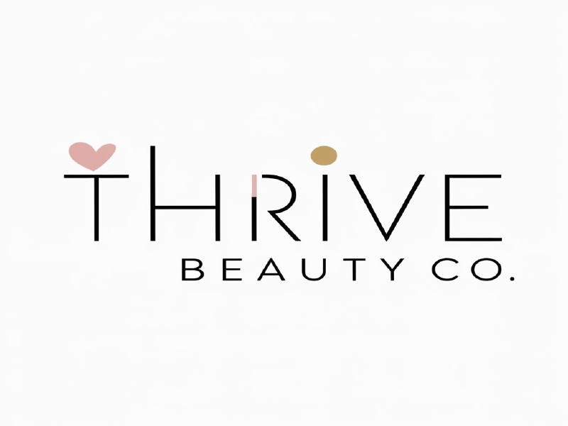 Thrive Beauty Co. logo design by salim