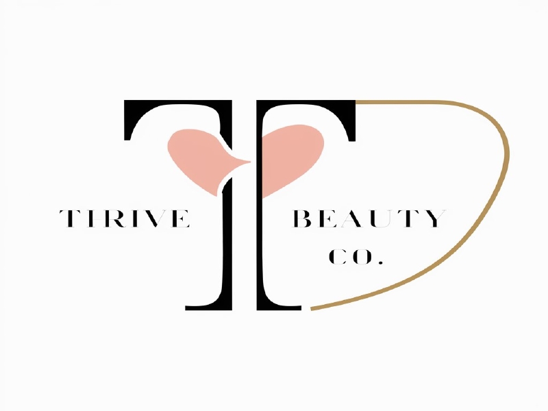 Thrive Beauty Co. logo design by salim