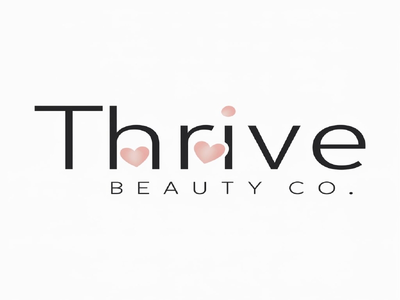 Thrive Beauty Co. logo design by salim